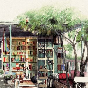 Könyvesbolt Toszkánában